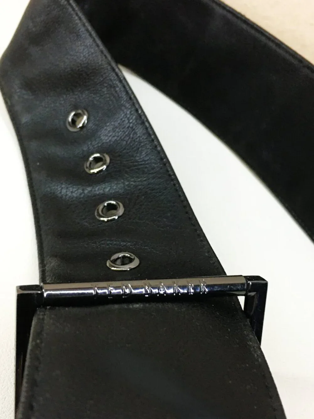 TED BAKER LONDON Soft Leather Belt Vintage Accessory